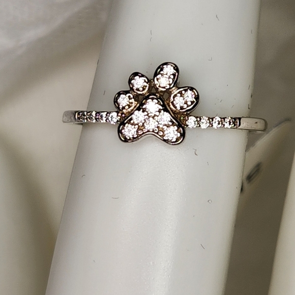 🍒 Paw Love ❤️ Ring S925 - Picture 1 of 1